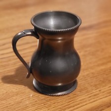 4 TASSES AVEC support et soucoupe en étain Weidmann Porzellan Prodotto