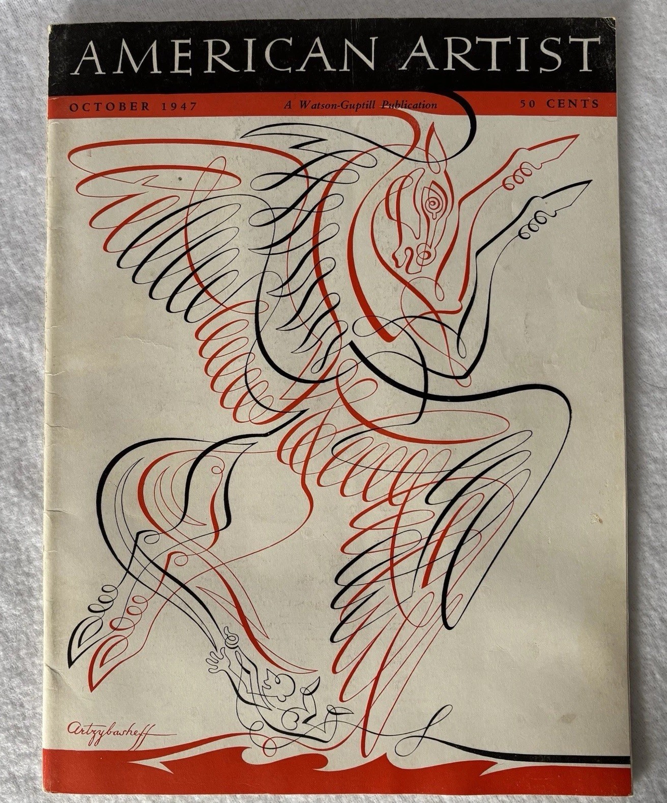 American Artist magazine Oct. 1947 Good Condition