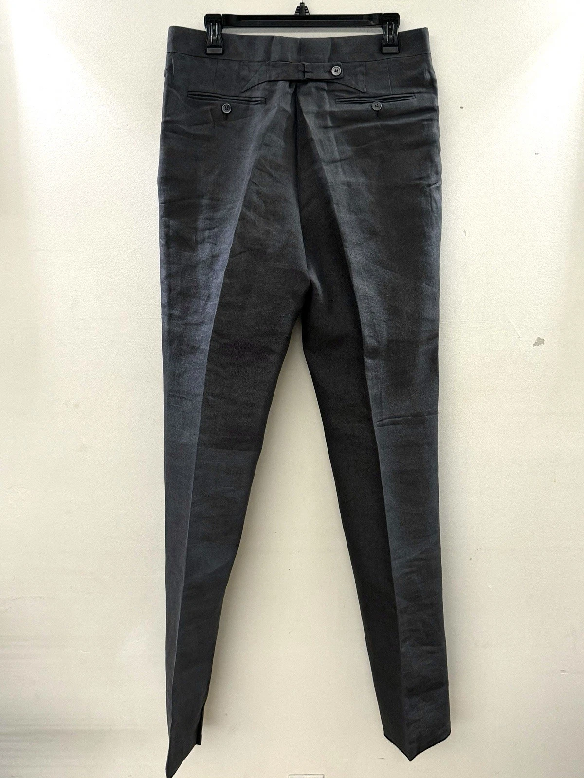 PANTALONE UOMO THOM BROWNE LINO 4 BARRE TG. 1 PRODOTTO IN Svizzera Nuovo senza etichette