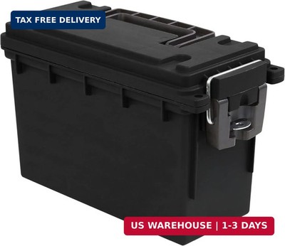 Sheffield 12629 Ammo Storage Box, .30 Cal Field Boxes, Lockable Storage Box with