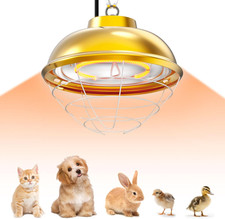 300 Watt Heat Lamp for Chicken Coop, Hanging Chicken Coop Heater, Carbon Fiber B