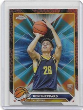 2023-24 Topps Chrome #83 Ben Sheppard Orange Basketball Refractors