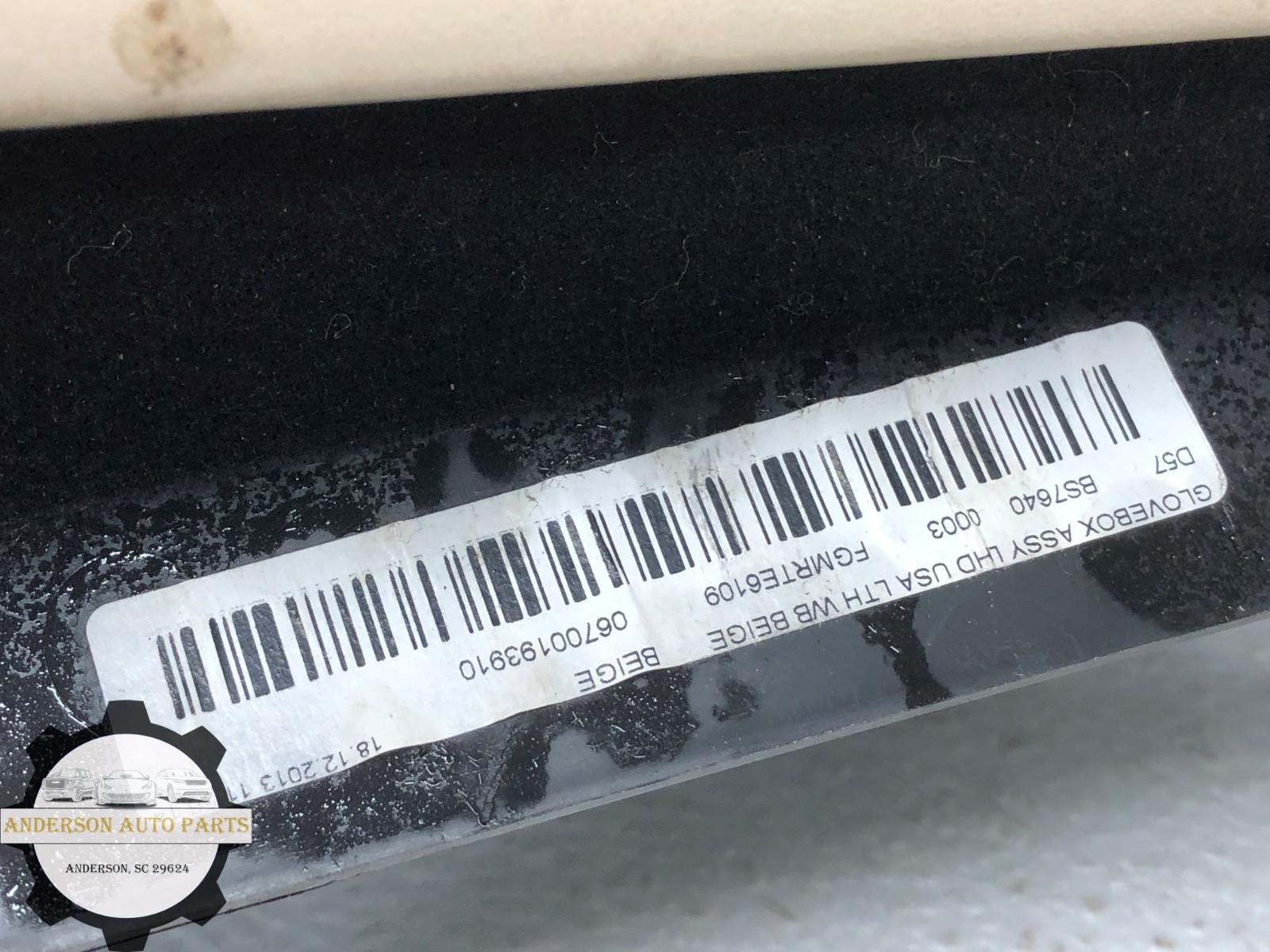 2014-2020 MASERATI GHIBLI GLOVE BOX STORAGE COMPARTMENT OEM #NOTE