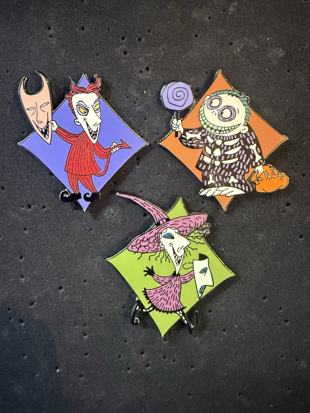 Disney Store Lock Shock Barrel NBC Pin Set Of 3 