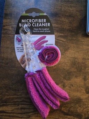 Microfiber Blind Cleaner, NEW, Pink, For Air Vents/Fan