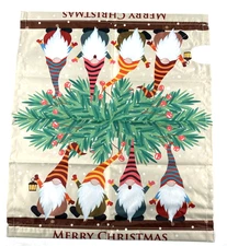 Gnomes Merry Christmas Mailbox Cover, Magnetic ~18" x 21", Free Ship