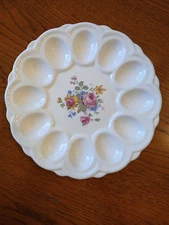 Vintage Mid Century E&R American Artware Deviled Egg Dish