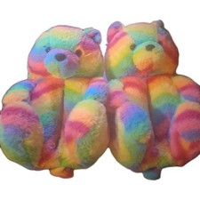 Teddy Bears Slippers For Women Fluffy Shoe Cute House Animal Slippers Fuzzy...