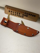 Custom Leather Western { L66 / Universal} Style Knife Sheath…USA Made!