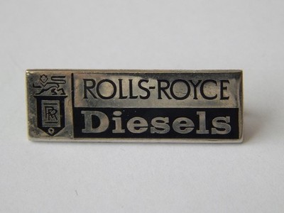 Rolls Royce Diesels Brosche alt & original J. Preissler