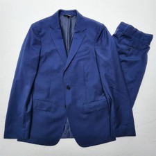 Banana Republic 38R 32x32 Blue Nailhead REDA Super 110's Slim Soft Shoulder Suit