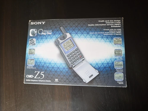 VINTAGE 2001 SONY CMD-Z5 MOBILE PHONE GSM BOXED