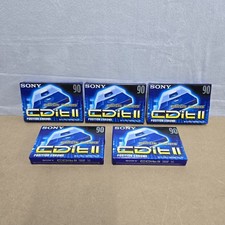 5 x SONY CD it II 90 minute Chrome Audio Cassettes Sealed