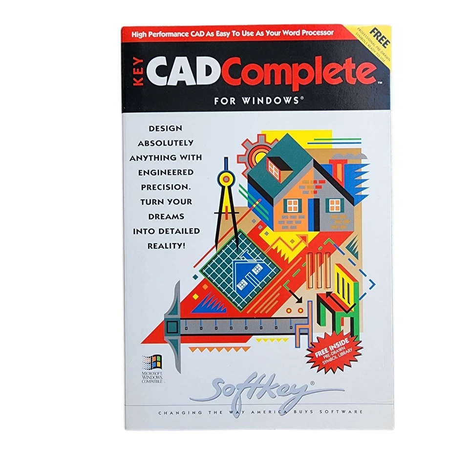 Softkey KeyCad Pro Big Box (CD-ROM, Windows 3.1, 95) - Image 4 of 4