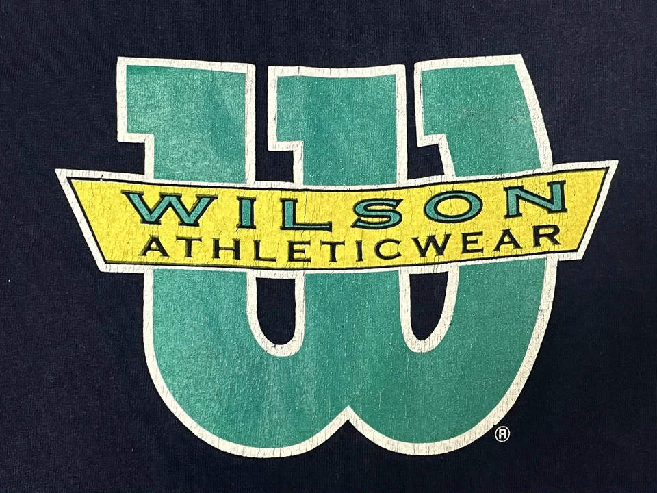 Vtg Wilson 90's WU-TANK Tank Top Sleeveless Athletic Workout Gym MUSCLE Shirt L - Image 2 of 4