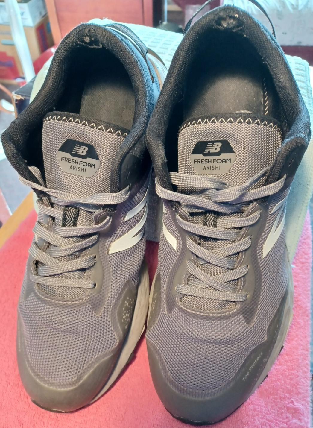 SAOLA New Balance Men's Sz 12 Gray Low Athletic Shoe Fresh Foam Arishi 0038