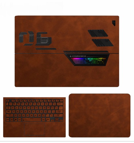 Crazy Horse Leather Laptop Skin Protector for Asus ROG Flow Z13 GZ301 2022 2023 - Picture 17 of 23