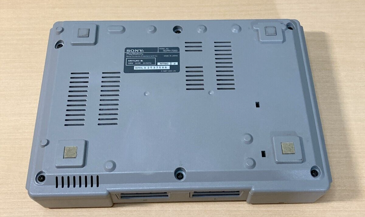 Sony PlayStation 1 PS1 SCPH-7000 Game Console Set Memory Card NTSC