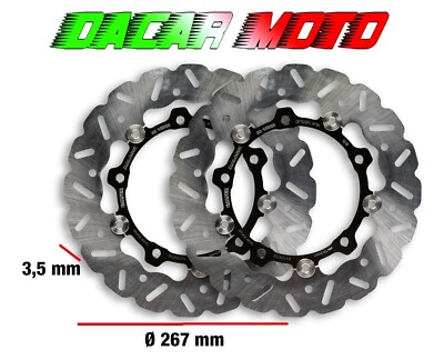 PAAR BREMSSCHEIBEN VORNE MALOSSI YAMAHA T MAX 500 2004 2005 2006 6216320E