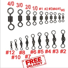 Swivels Fishing Large Small Micro Sea Barrel Swivel Rolling Terminal Tackle Pike