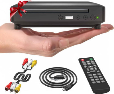 Mini HD DVD Player, CD Players for Home, DVD Players for TV, HDMI and RCA Cable 