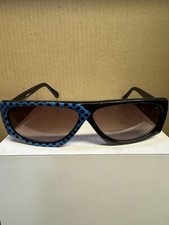 Fun Black and Blue Costume Glasses Sunglasses Halloween Party Props Dark Lens