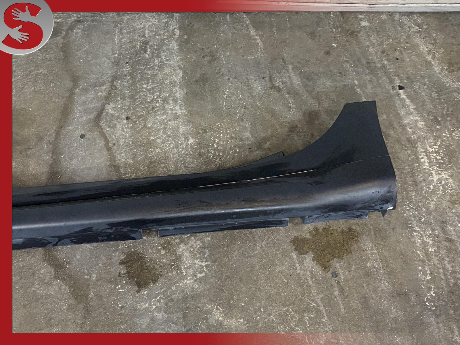 14-17 Maserati Ghibli Left Driver Side Rocker Skirt Molding Trim Panel Black Oem