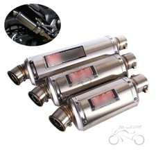 51mm Motorcycle Exhaust Tips Street Bike Muff...