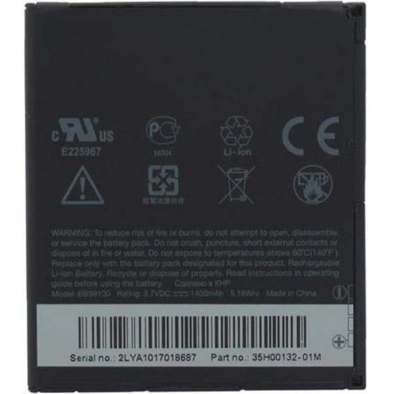 HTC Batteria Litio originale BA S410 BB99100 per DESIRE LEGEND NEXUS ONE Bulk - Immagine 2 di 2
