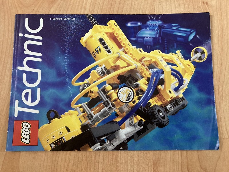 Vintage Lego 1997 Medium Technic European (4.108.480/4.108.481-EU) c97eut_lot B