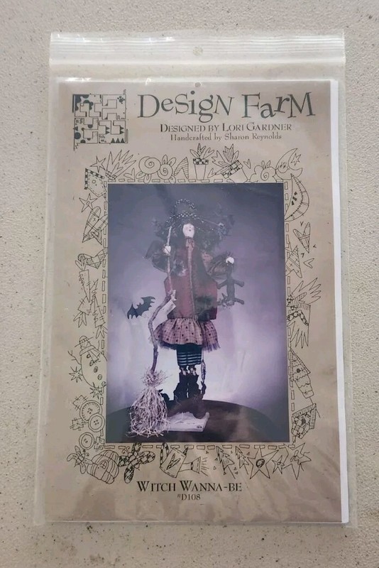   Sewing Pattern - Halloween  WITCH  Wanna-Be Doll -  Craft Project   PRE-OWNED