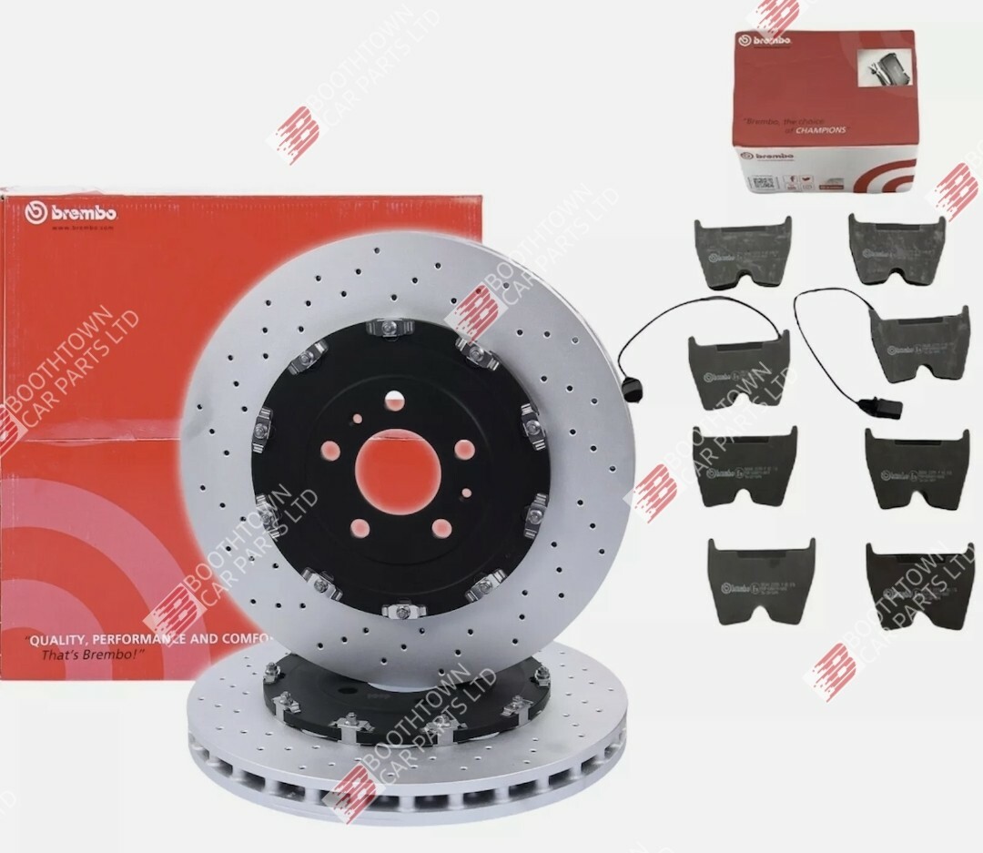 2x Brake Discs Front 2pc Vented Grooved 365mm 09.9477.23 Brembo Prime - Image 12