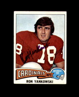 Ron Yankowski Autograph 1975 Topps St. Louis Cardinals Signed