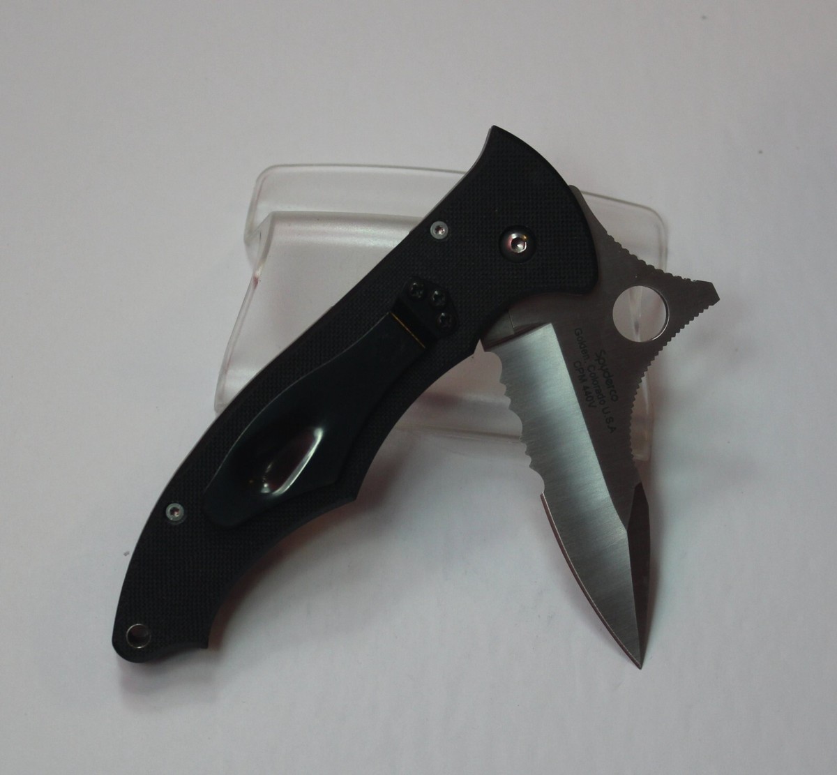 RARE NEW Unused C68GPS SPYDERCO Gunting Model First RARE NEW Unused C68GPS SPYDERCO Gunting Model First