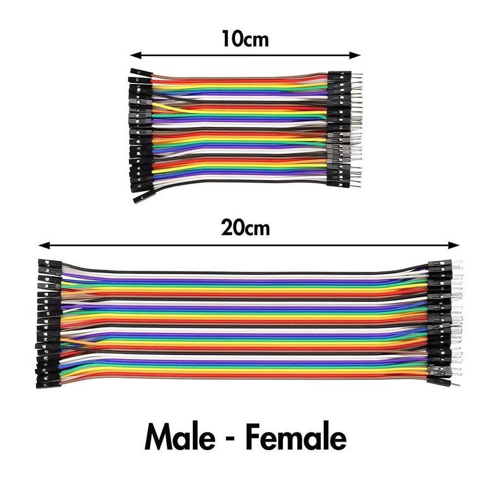 240 stk Jumper Kabel 10+20 cm 3er Set MM +MF + FF Wire Buchse Stecker Breadboard - Bild 4 von 4