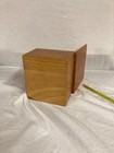 Small Dovetailed Wood Box 6.5"X 6" X 4" Anything Box Storage  Stash Hinged Lid — photo 8