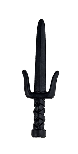 Teenage Mutant Ninja Turtles KO Raphael Black Sai Weapon Accessory Part TMNT