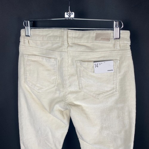 RSQ Corduroy Jeans Pants Girls Size 14 Cream Low Rise Flare New with Tags - Picture 4 of 9