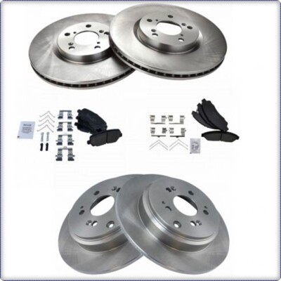 BREMSSCHEIBEN + BREMSKLÖTZE VORNE HINTEN FÜR AUCURA MDX ZDX 2007 - 2013