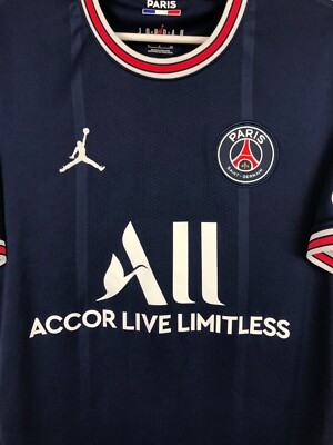 Paris Saint-Germain PSG football shirt 2021 Soccer Nike Mens