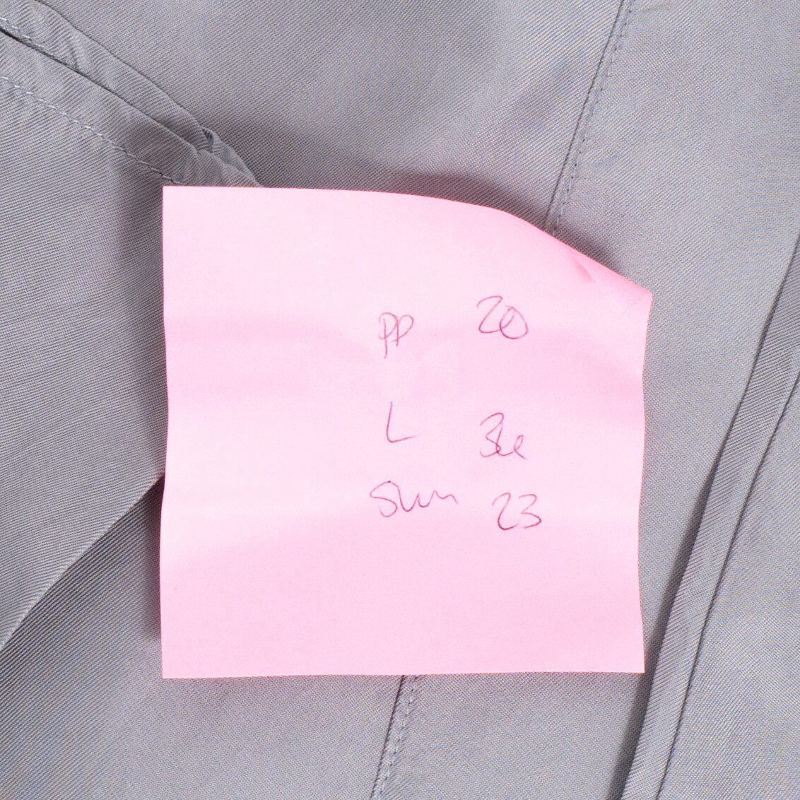 Soft Surroundings Gray Standup Collared Button Up… - image 9