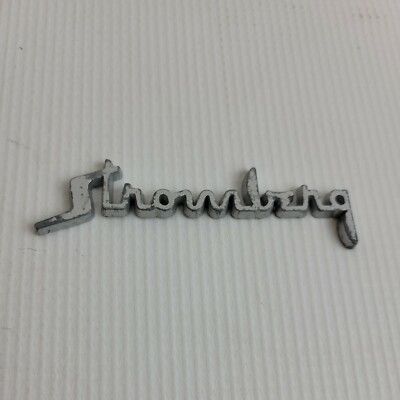 Vintage Stormberg Metal Emblem Decal Part 3.5 Inch