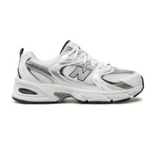 New Balance 530 Scarpe da Donna Ragazzo Retro Running Sneakers Bianco Blu Silver