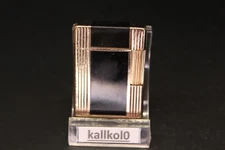 Vintage "S.T Dupont" Pocket Sort Version Gas Lighter-Gold & Black-France '70s