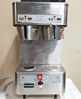''GRINDMASTER - CECILWARE P- 40''  COMMERCIAL DUAL COFFEE BREWER HOT WATER SPIGOT