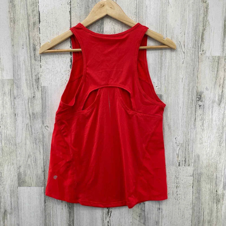 C9 by Champion Workout Tank Top Womens XS Red Racerback Vented Polyester — 第 4/4 张图片