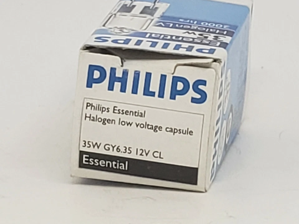 Philips Essential 2-Pin 35W 12V Gy6.35 Bi-pin Tracklight/Landscape Bulb BC35W/T4 - Image 2 of 2