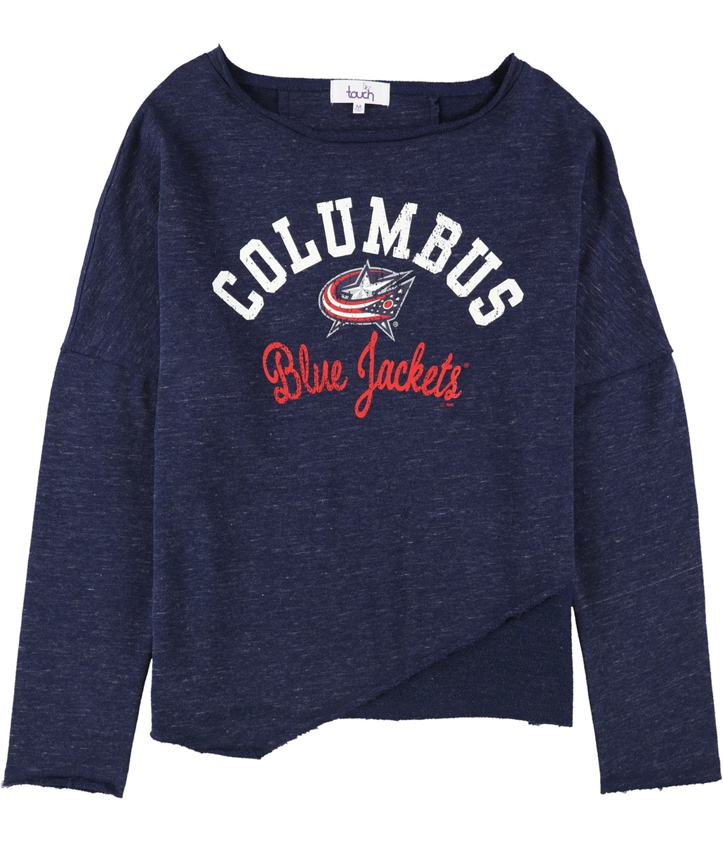 Columbus blue hotsell jackets crewneck sweatshirt