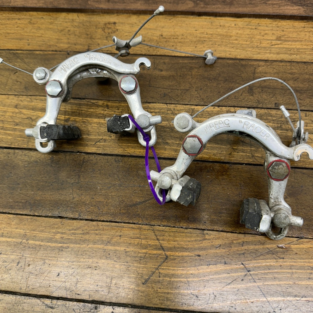 ★MAFAC RACER    BRAKE　フランス製♪ VINTAGE MAFAC RACER BRAKE SET W/ NOS LEVERS, NOS DURALINOX