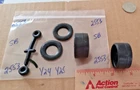 Two  (2) Big Slicks With Dragster Small  Tires 1/24/25 scale  PACKAGE # 2553!!!!